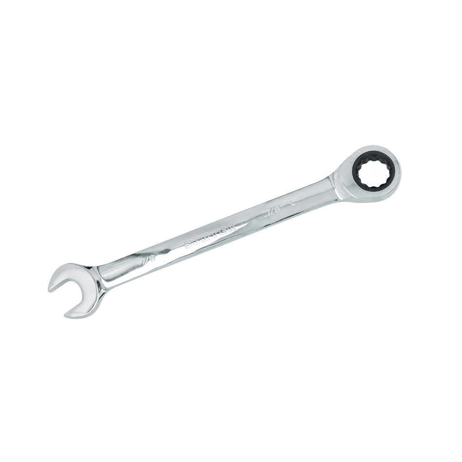 LLAVE COMBINADA PULIDO ESPEJO DE MATRACA EN PULGADAS, 12 PUNTAS, 7/8" SKU 1005460