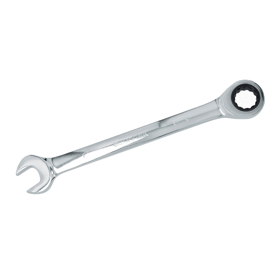 LLAVE COMBINADA PULIDO ESPEJO DE MATRACA EN PULGADAS, 12 PUNTAS, 1" SKU 1005480