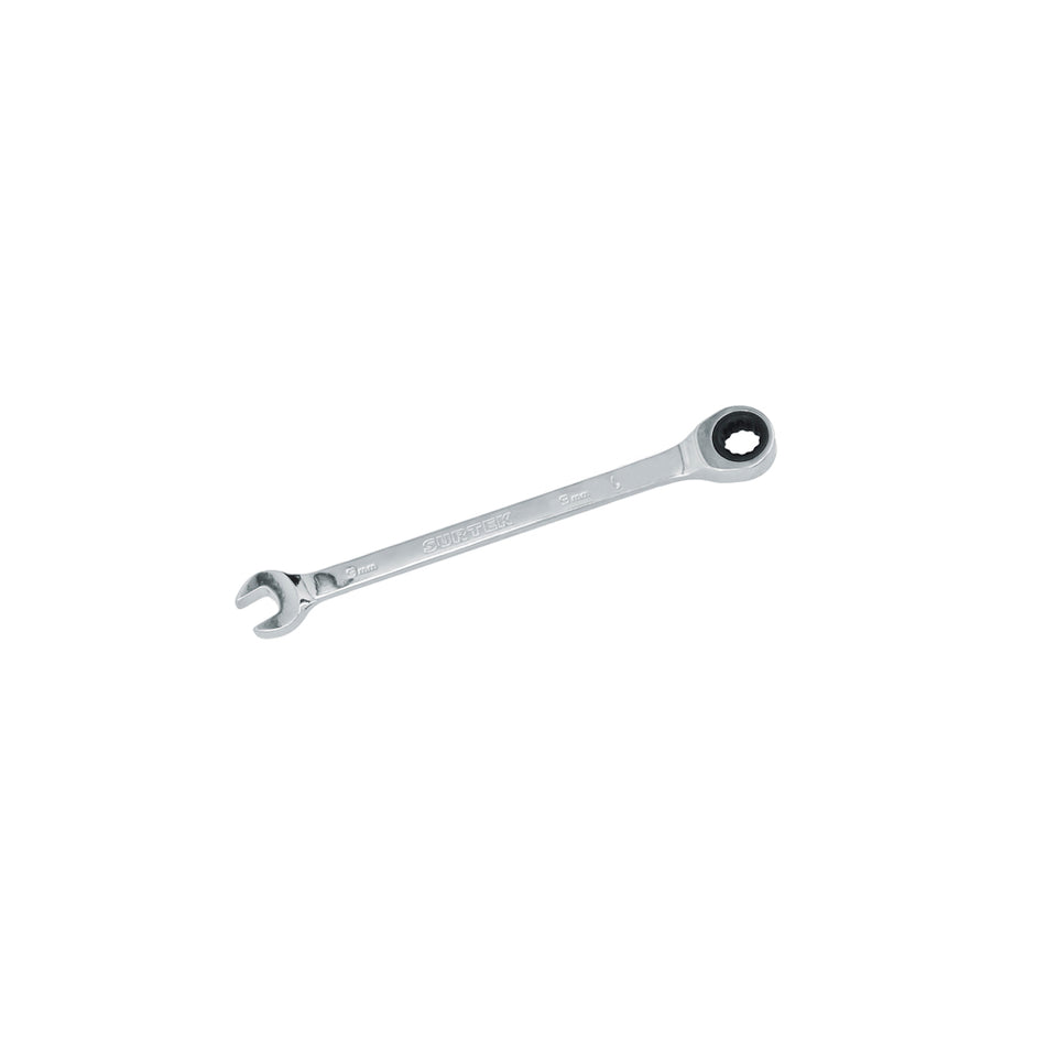 LLAVE COMBINADA PULIDO ESPEJO DE MATRACA METRICA, 12 PUNTAS, 9MM SKU 1005790