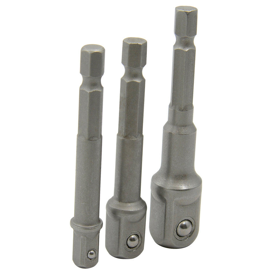 JUEGO DE ADAPTADORES PARA DADOS, VARIOS CUADROS, 3 PIEZAS EN BLISTER SKU 1051200