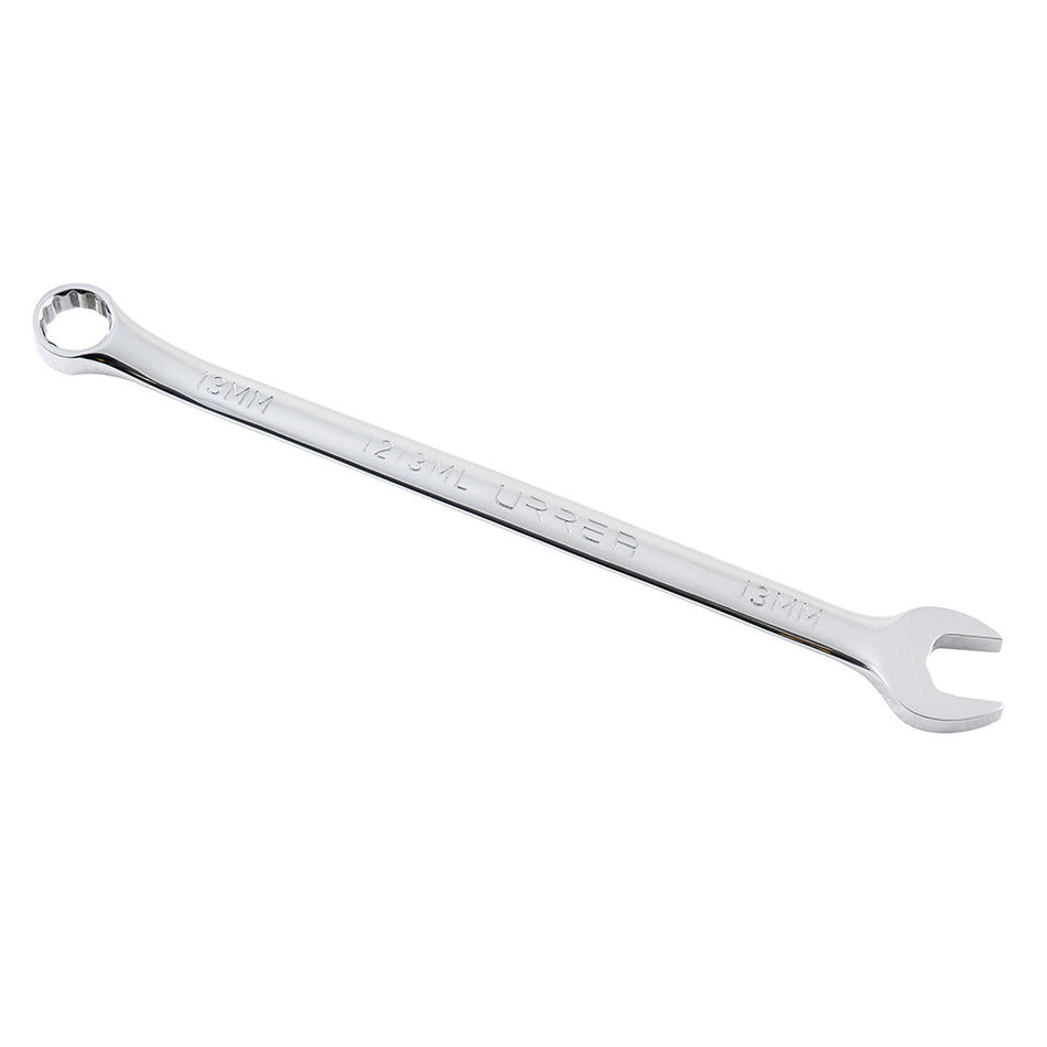 LLAVE COMBINADA EXTRA LARGA PULIDO ESPEJO METRICA 12 PUNTAS 13 MM SKU 1213ML