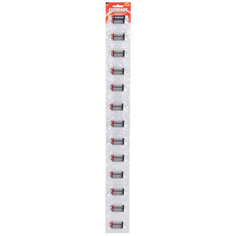 TIRA DE PILAS ALCALINAS EVEREADY® "AA", 24 PIEZAS SKU 1215-240