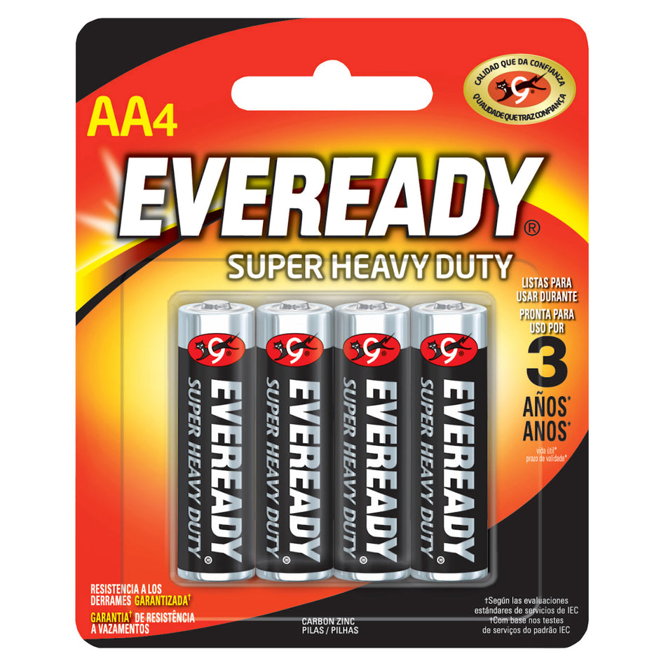 PILA ALCALINA EVEREADY® "AA",  4 PIEZAS SKU 1215-40