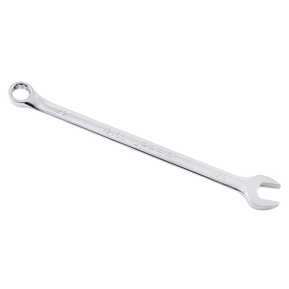 LLAVE COMBINADA EXTRA LARGA PULIDO ESPEJO EN PULGADAS 12 PUNTAS 1 2 SKU 1216L
