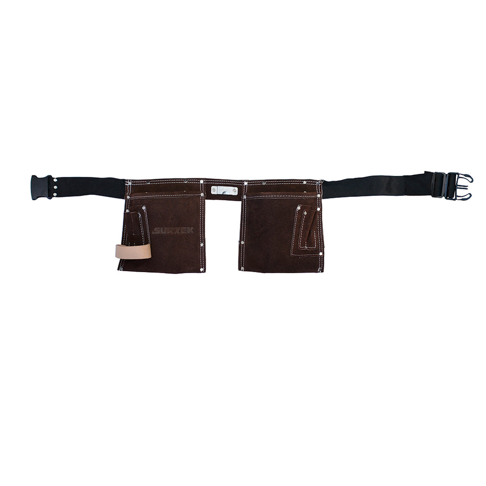 PORTAHERRAMIENTAS DOBLE DE CARNAZA CON CINTURON, 10 BOLSILLOS SKU 1244000