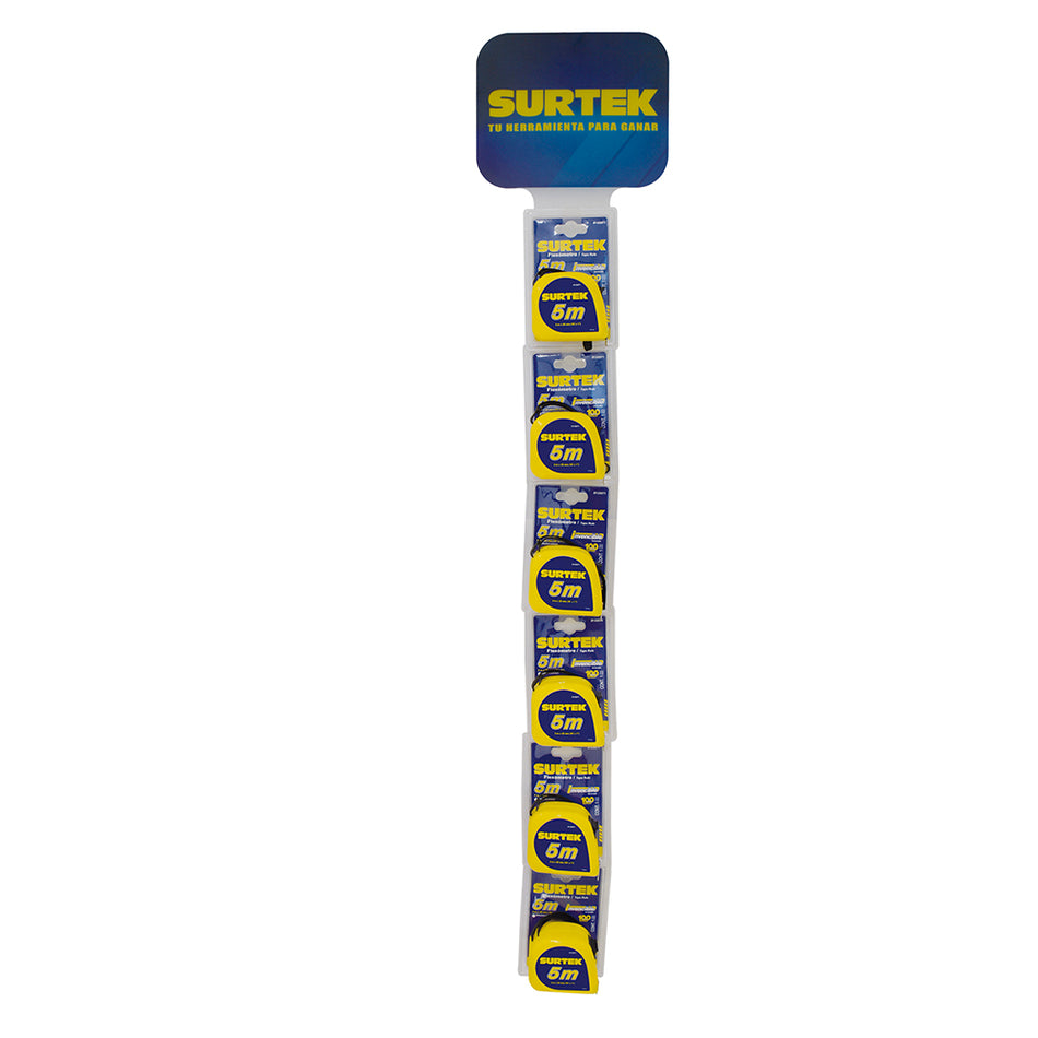 TIRA DE IMPULSO CON FLEXOMETROS INVENCIBLES DE 5 M, 13 PIEZAS SKU 1264490