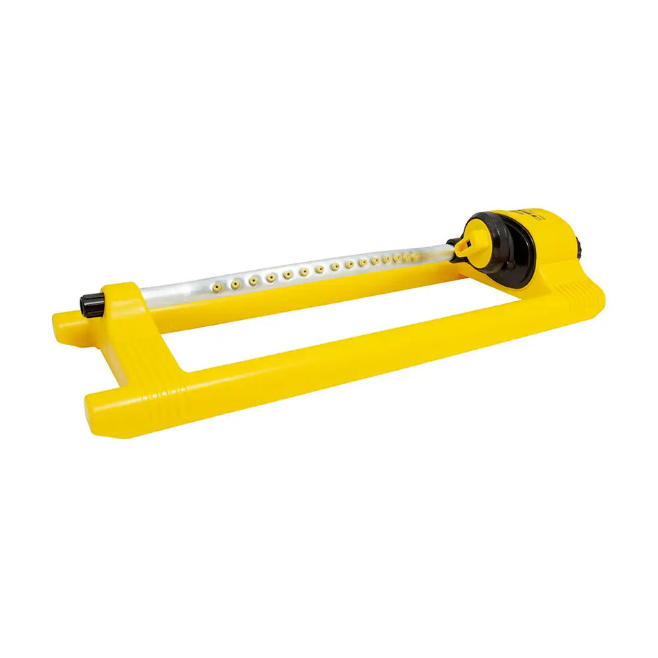 ASPERSOR OSCILATORIO CON BASE ESTACIONARIA PLASTICA 18", 3/4" GHT SKU OSCI-170