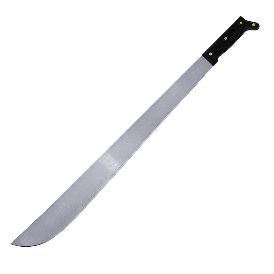 MACHETE TROQUELADO CON MANGO NEGRO RECTO 14" SKU 1304980