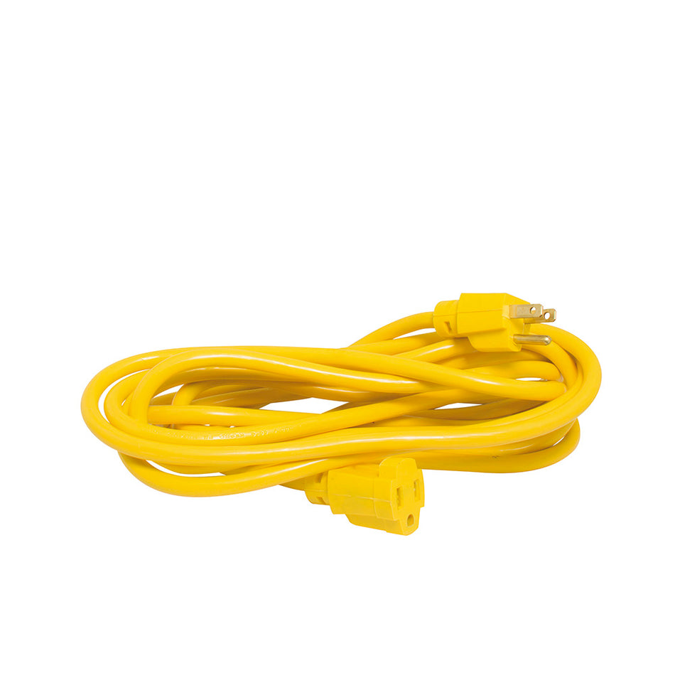 EXTENSION ELECTRICA USO RUDO ATERRIZADA COLOR AMARILLO, 2.4 M SKU 1361700