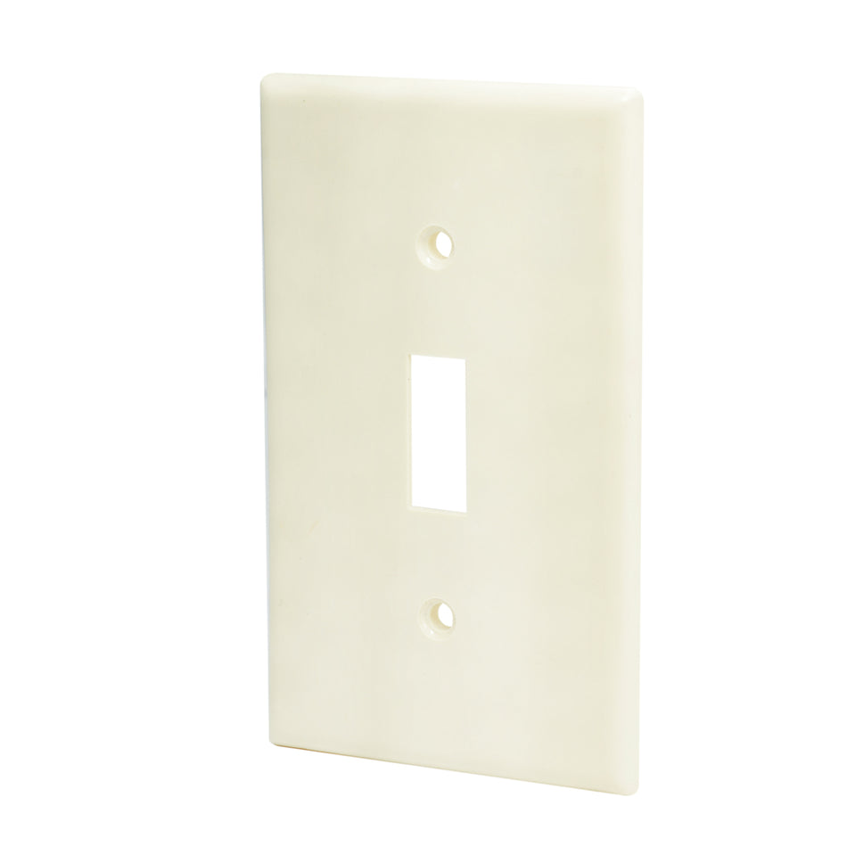 PLACA APAGADOR VERTICAL PLASTICA, LANEA ESTANDAR, COLOR MARFIL SKU 1366020