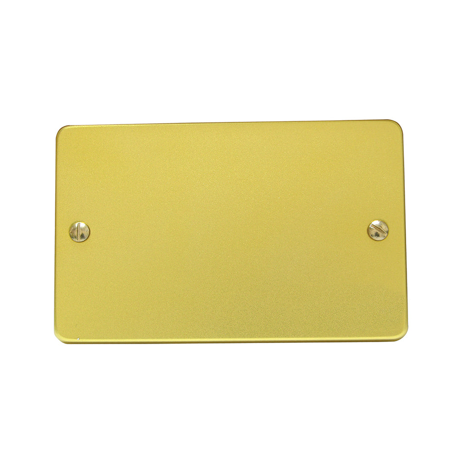 PLACA CIEGA DE ALUMINIO, LANEA ESTANDAR, COLOR ORO SKU 1366100