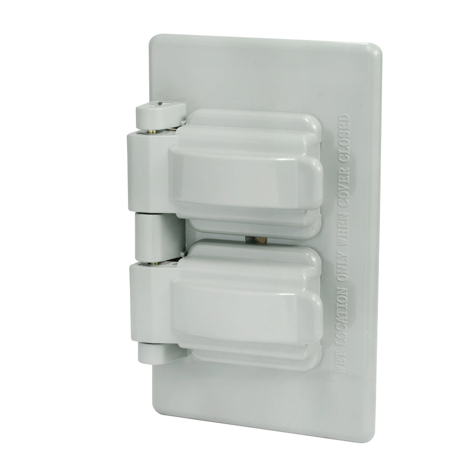 PLACA DOBLE PLASTICA PARA INTEMPERIE, LANEA ESTANDAR, COLOR GRIS SKU 1366120