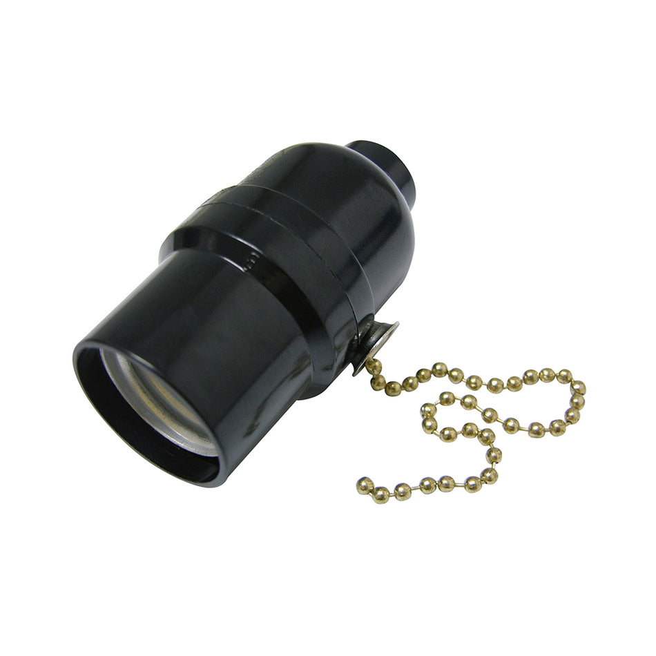 POTALAMPARA CON CADENA, COLOR NEGRO SKU 1366560