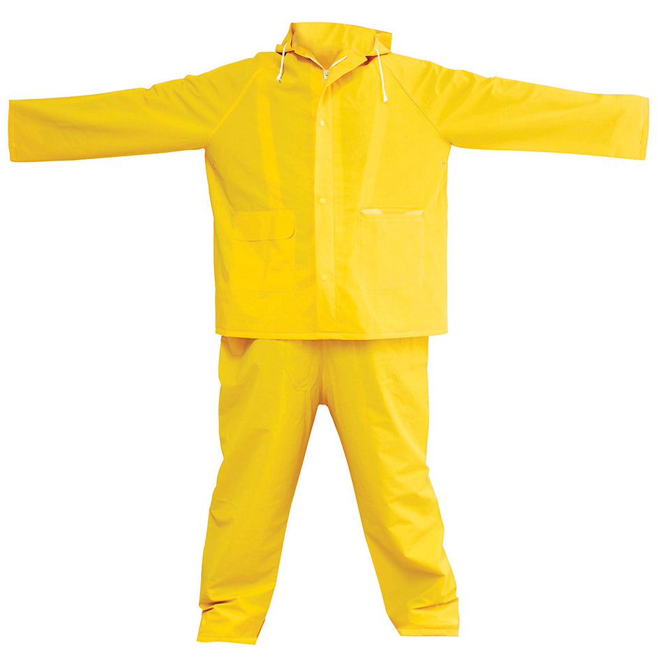 TRAJE IMPERMEABLE SIN REFLEJANTE CON INTERIOR DE POLIESTER CH, 2 PIEZAS SKU 1375250