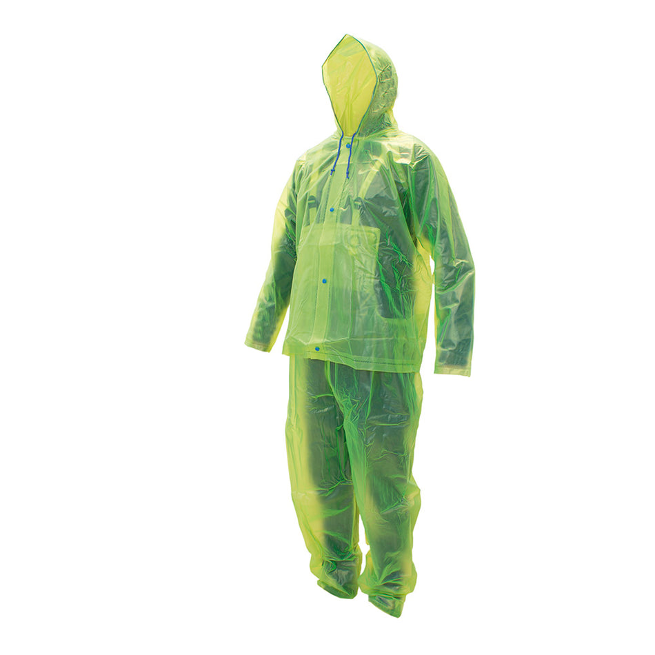TRAJE IMPERMEABLE DE ALTA VISIBILIDAD M, 2 PIEZAS SKU 1375340