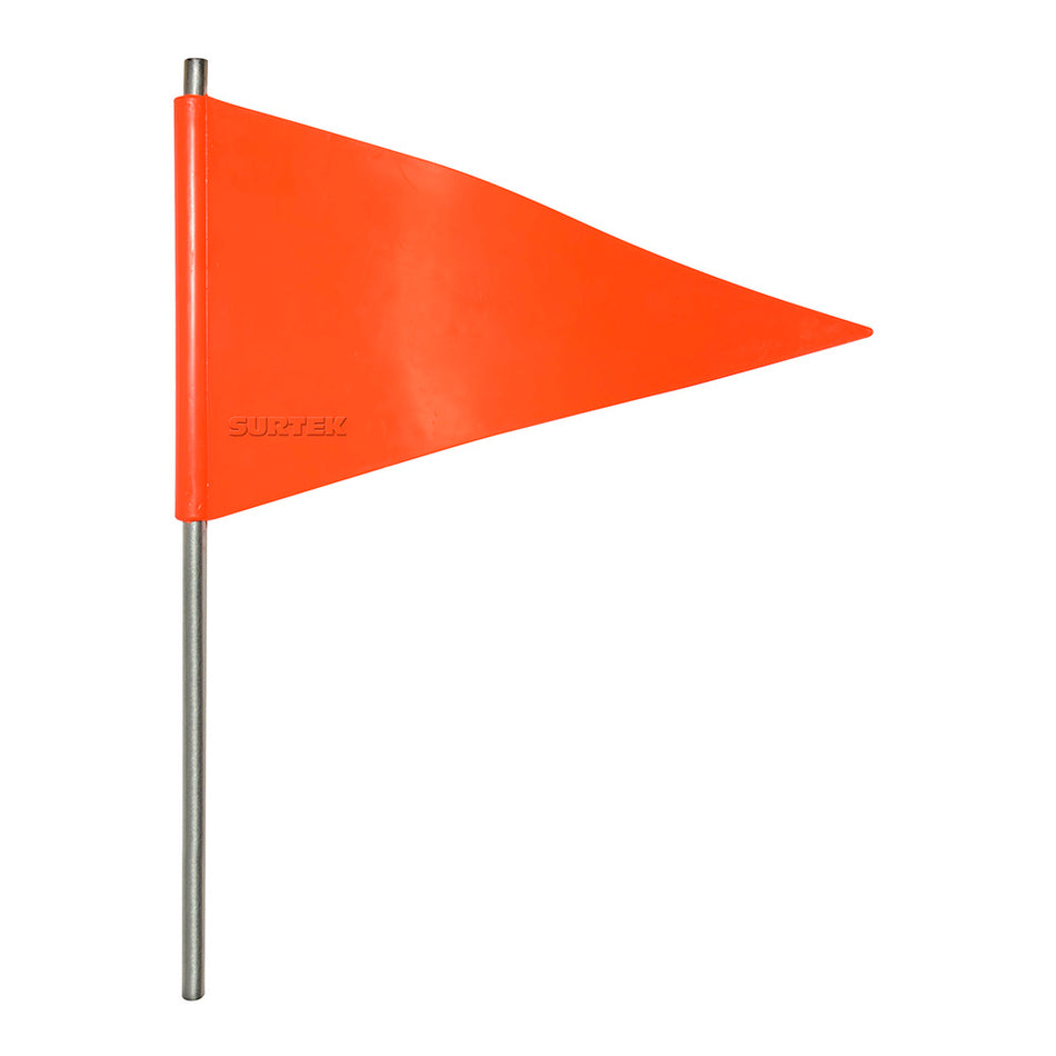 BANDERIN PARA SEÑALIZACION CON VASTAGO DE ACERO GALVANIZADO SKU 1376080