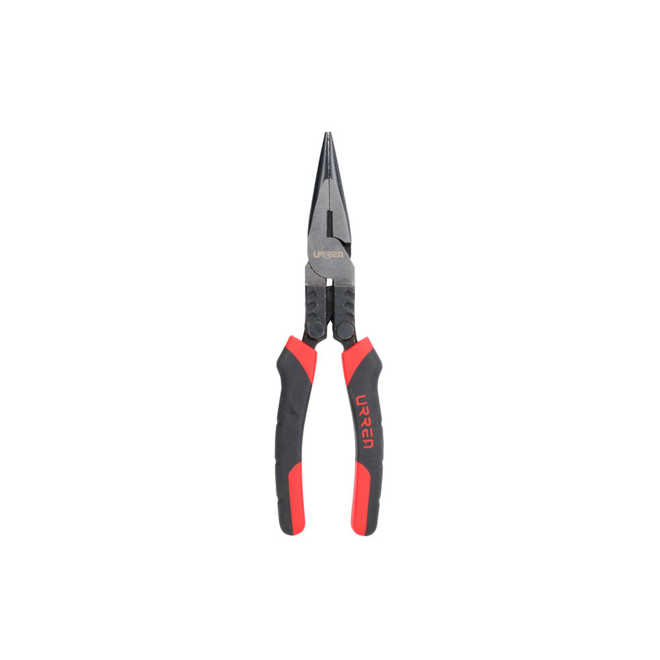 PINZA PARA ELECTRICISTA CON MANGO BIMATERIAL PALANCA COMPUESTA DE 8 PUNTA LARGA SKU 2292GCA