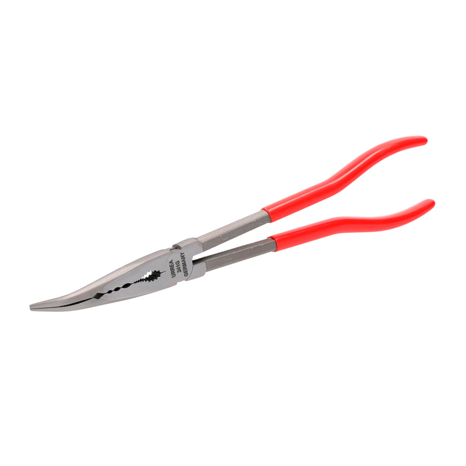 PINZA PARA ELECTRICISTA CON MANGO RUBBER GRIP DE 9 5 8 EXTRA LARGA CURVA A 45 SKU 241G