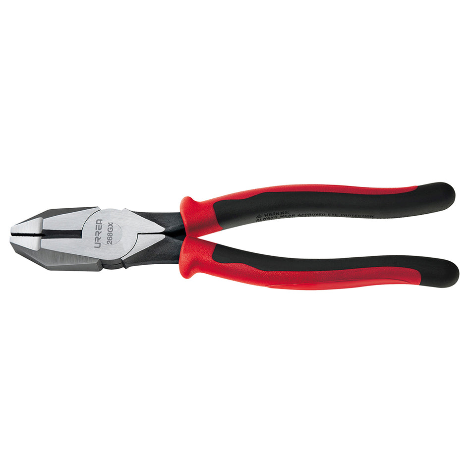 PINZA PARA ELECTRICISTA CON MANGO BIMATERIAL DE 8 21 32 CORTE LATERAL ALTA PALANCA SKU 268GX