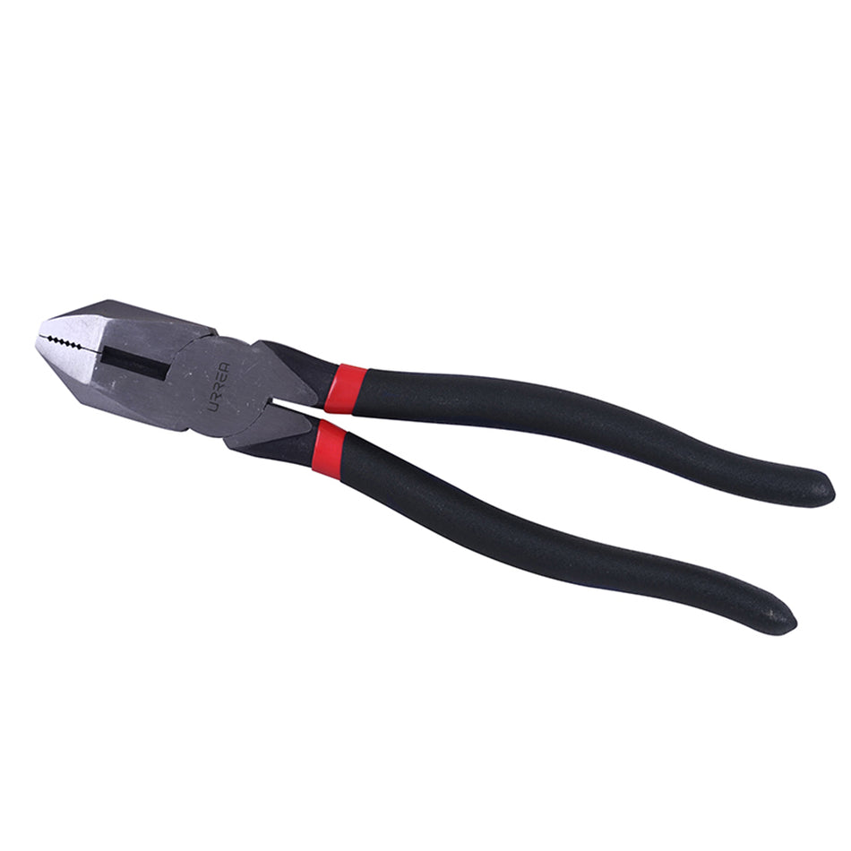 Pinza para electricista con mango rubber grip de 9" corte lateral SKU 269GI