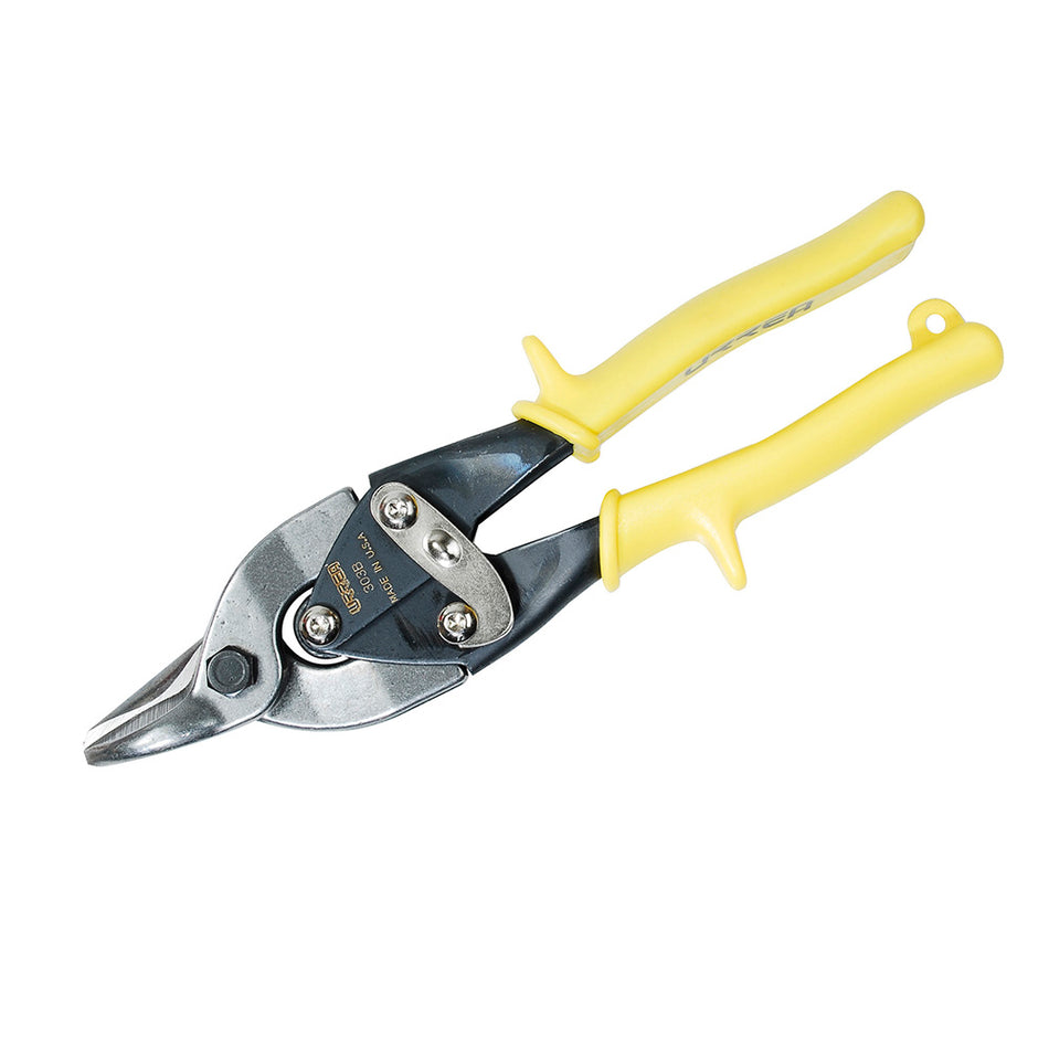TIJERA PARA HOJALATERO CON MANGO RUBBER GRIP TIPO AVIACION BULLDOG UNIVERSAL 9 1 2 SKU 303B
