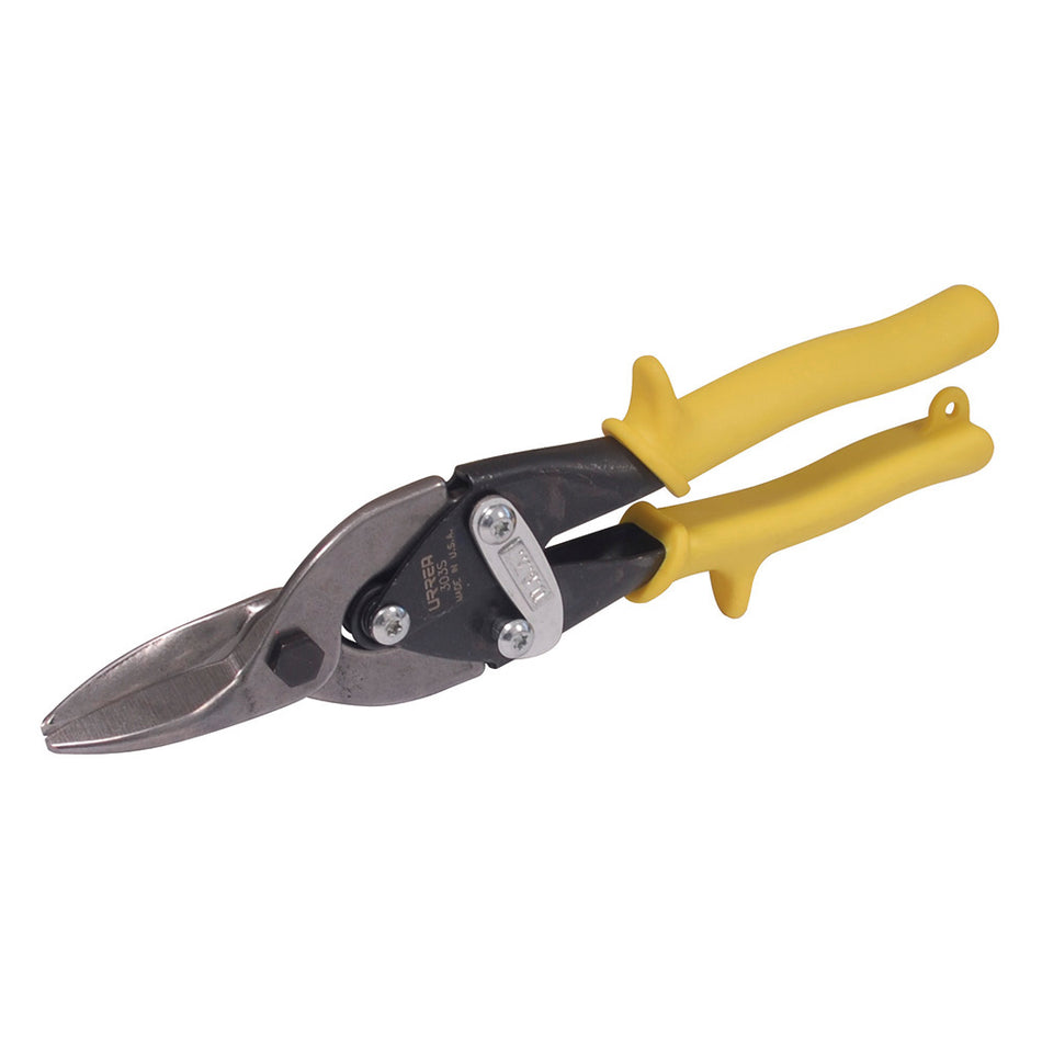 TIJERA PARA HOJALATERO CON MANGO RUBBER GRIP TIPO AVIACION RECTA 10 SKU 303S