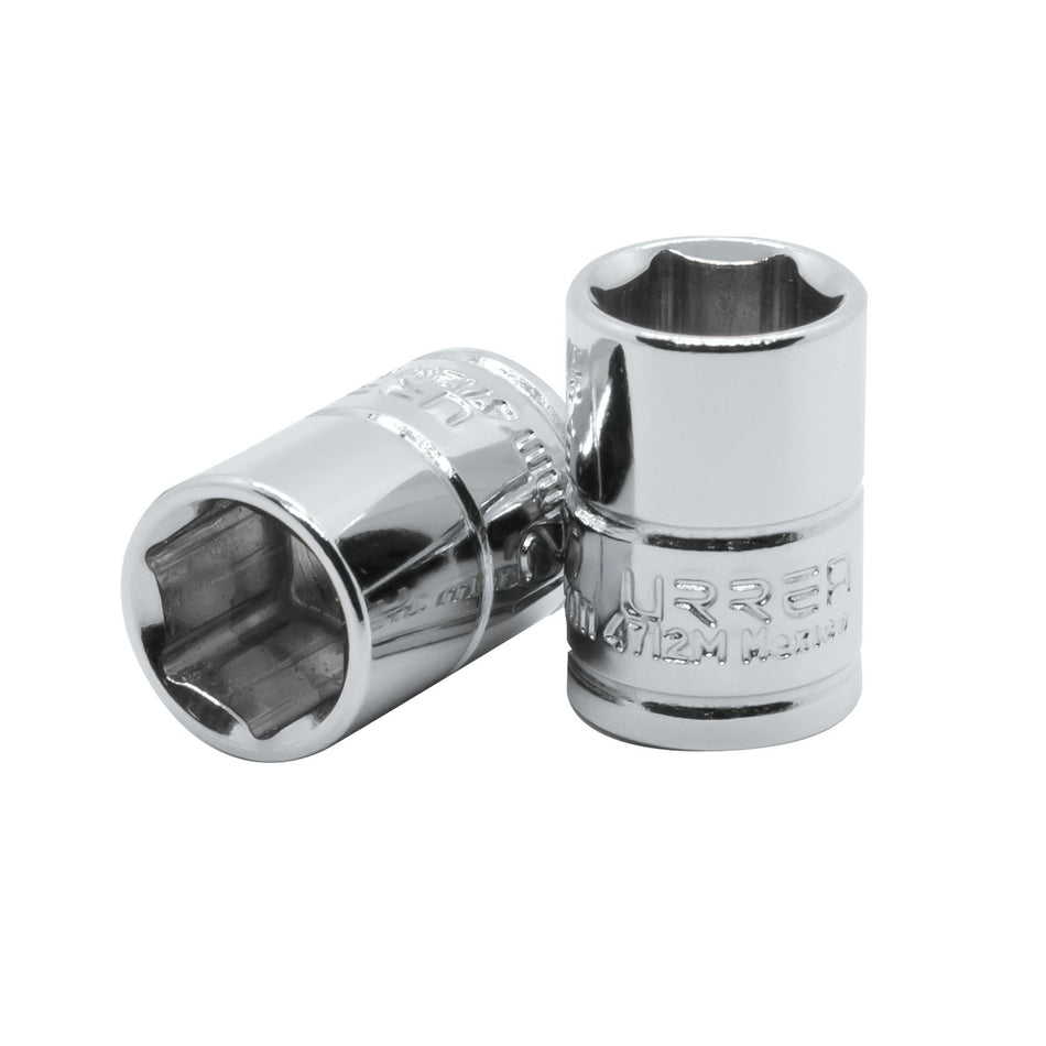 Dado cuadro de 1/4", 6 puntas, mǸtrico, 8 mm SKU 4708M