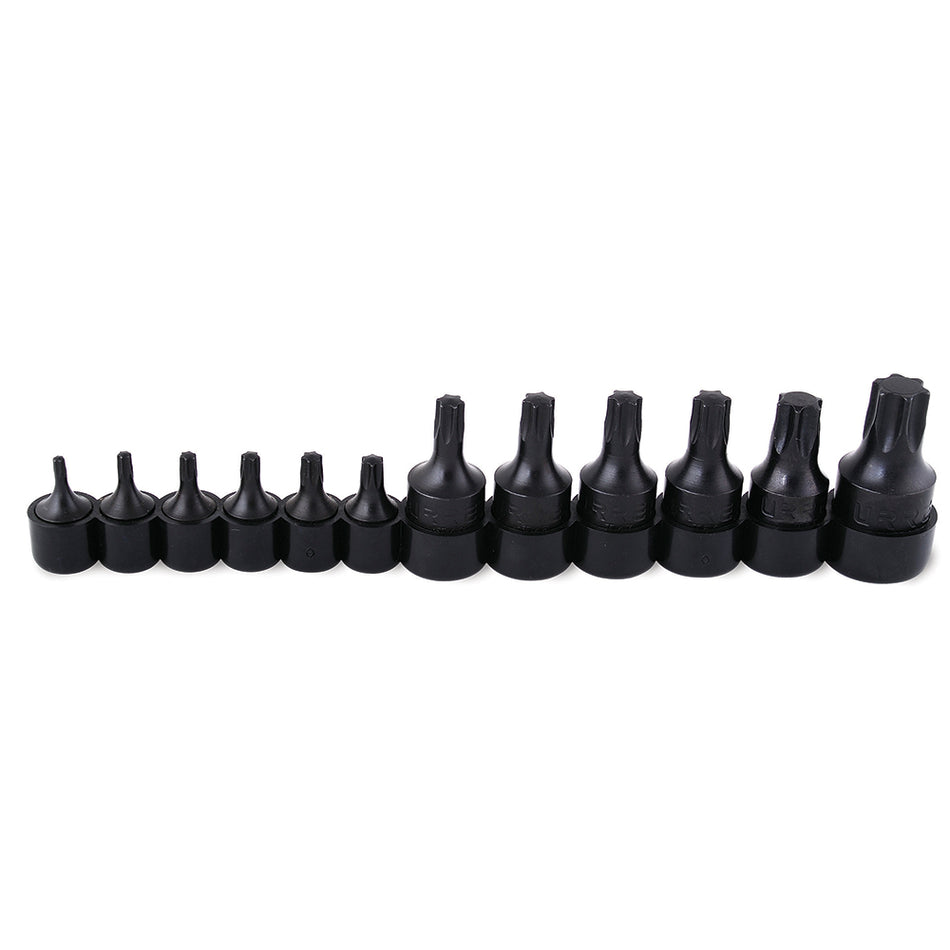 JUEGO DE DADOS CON PUNTA TORX CUADRO DE 1 4 3 8 Y 1 2 12 PIEZAS SKU 475254W