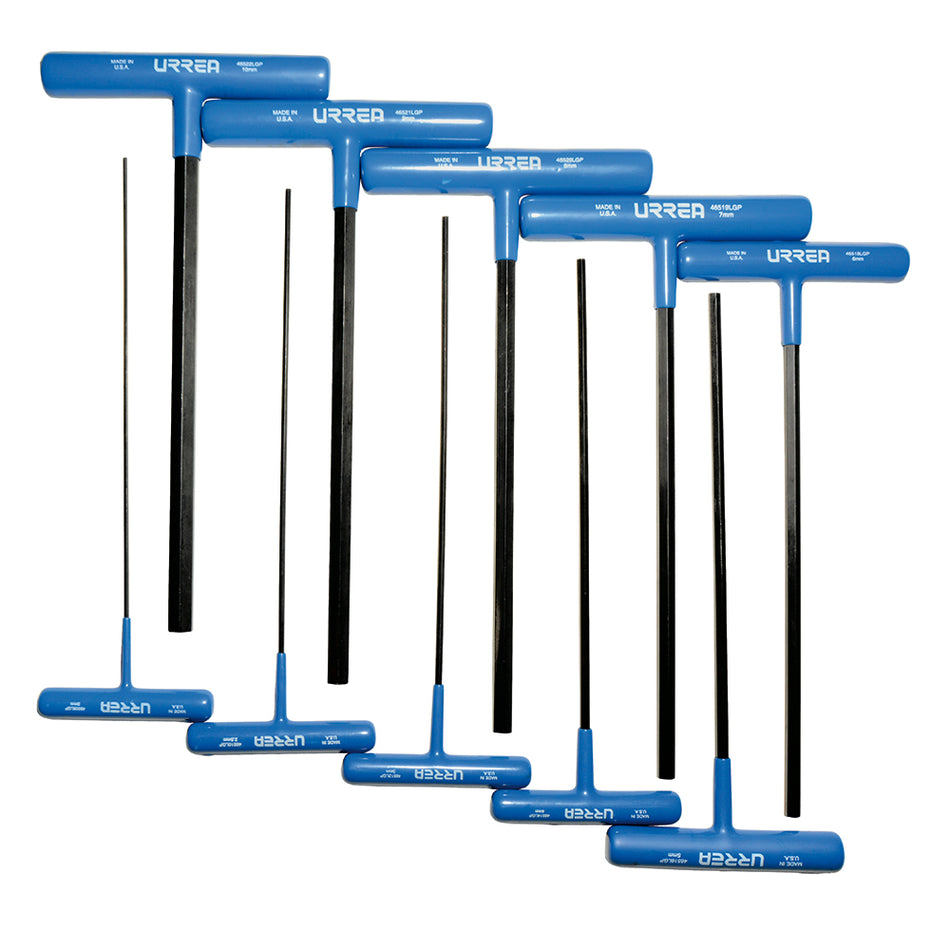 JUEGO DE LLAVES HEXAGONALES TIPO T ERGONOMICAS METRICAS 10 PIEZAS SKU 4965LGPM