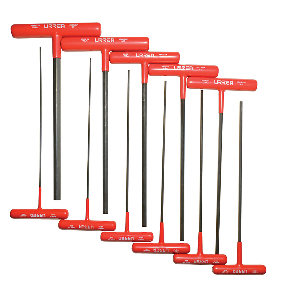JUEGO DE LLAVES HEXAGONALES TIPO T ERGONOMICAS EN PULGADAS 11 PIEZAS SKU 4967LGP