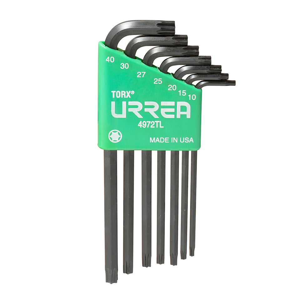 JUEGO DE LLAVES LARGAS HEXAGONALES TIPO L TORX 7 PIEZAS SKU 4972TL