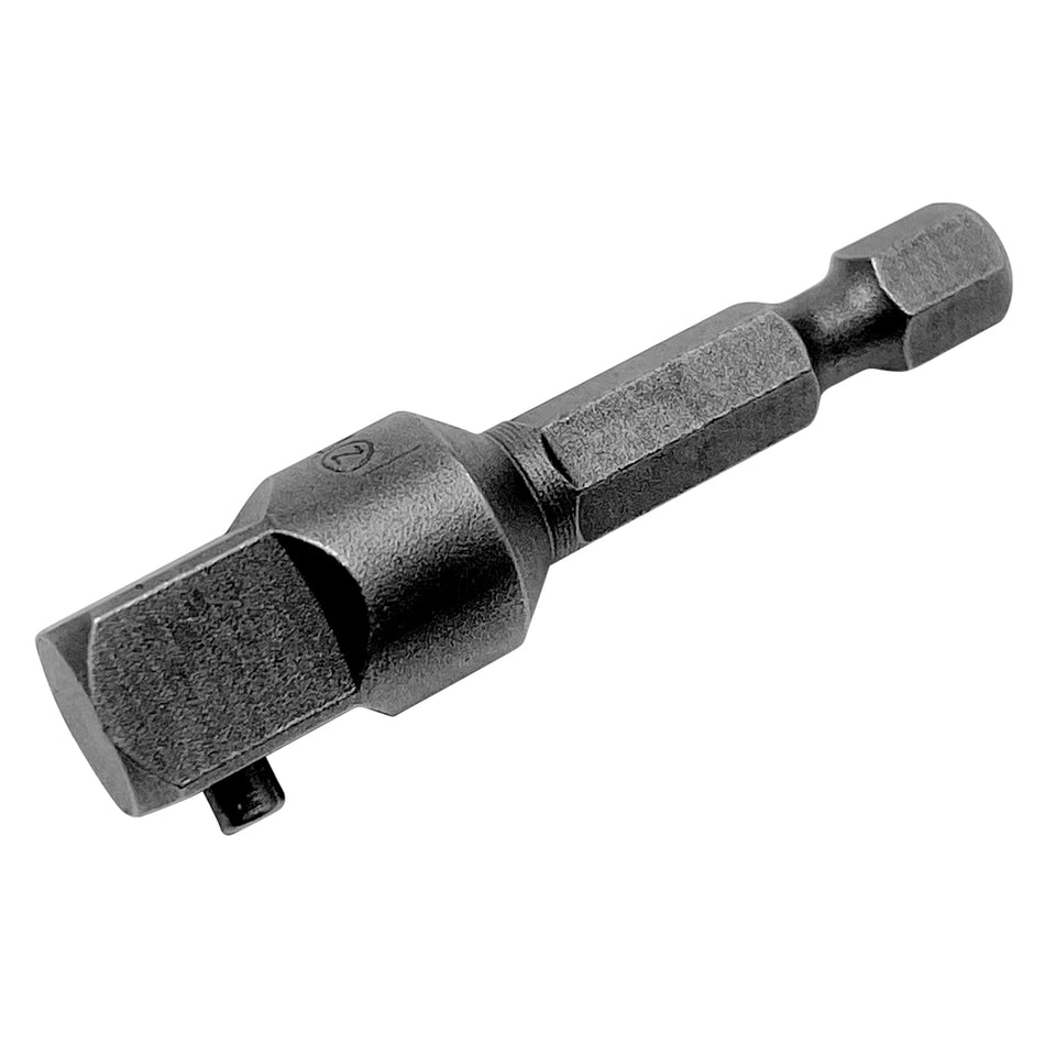 Adaptador con perno para dados cuadro hembra de 3/8", hexágono de 1/4" x 2" SKU 50104X