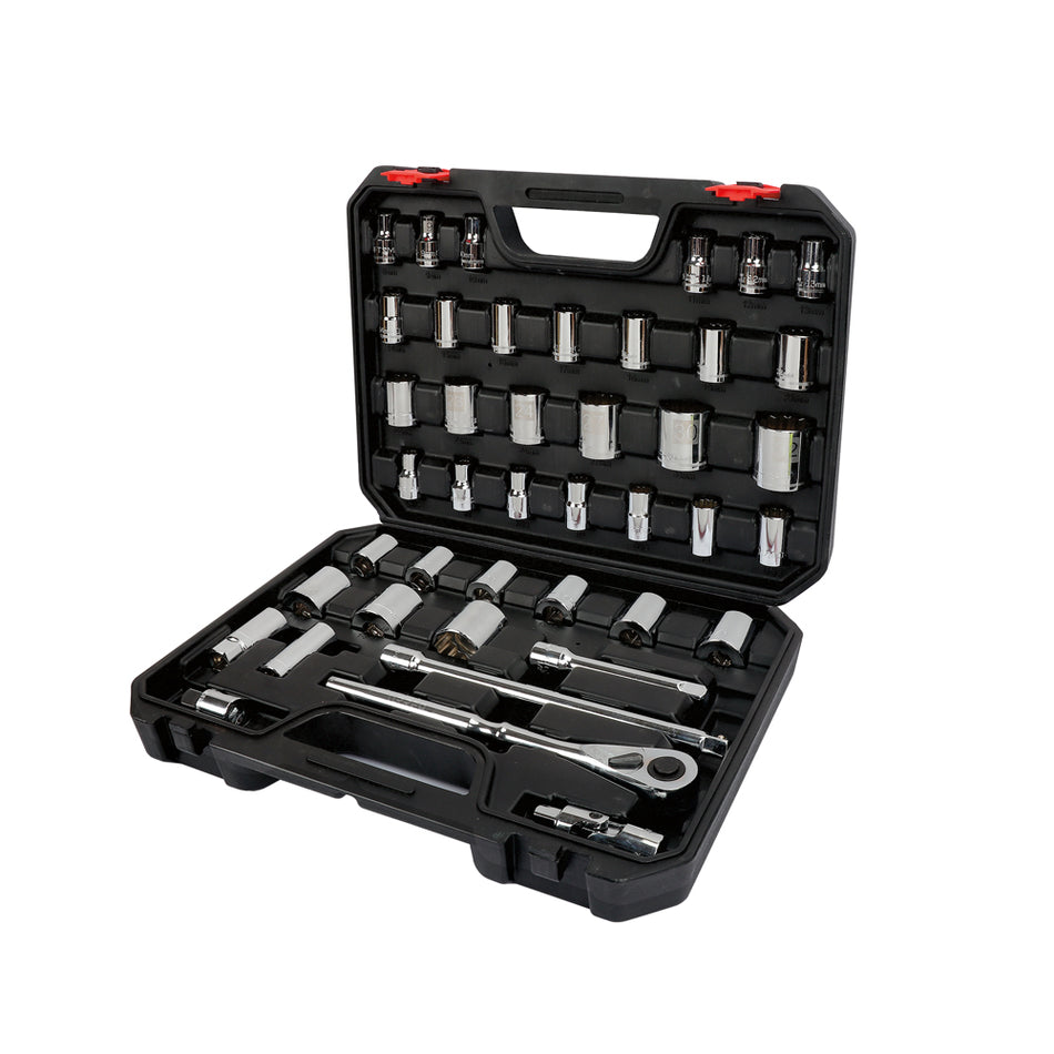 JUEGO DE DADOS Y ACCESORIOS CUADRO DE 1 2 COMBINADO 42 PIEZAS SKU 5400CB