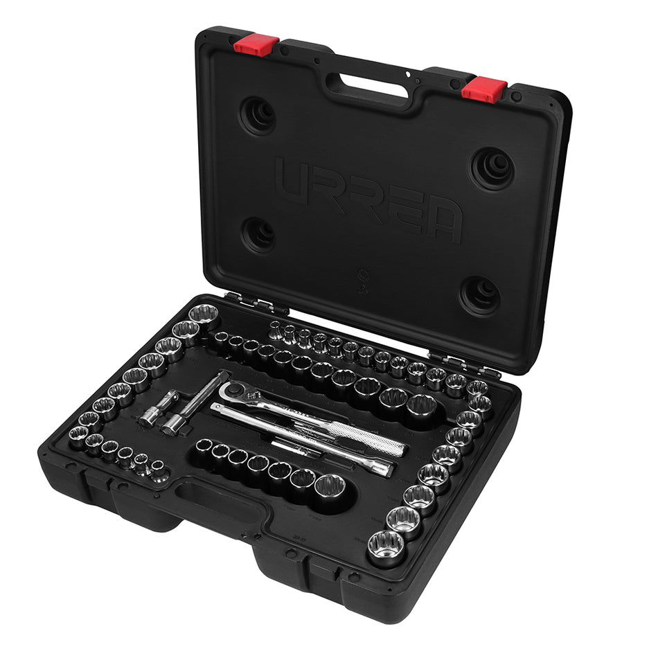 JUEGO DE DADOS Y ACCESORIOS CUADRO DE 1 2 COMBINADO 60 PIEZAS SKU 5400PD
