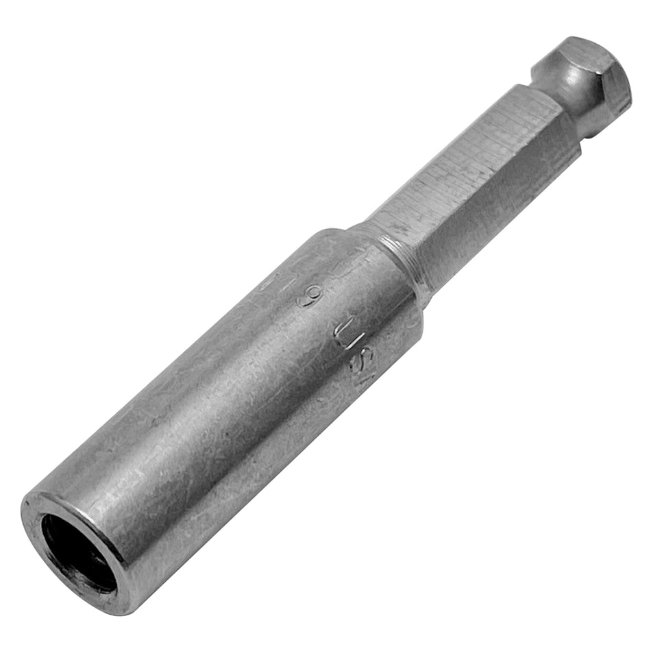 Adaptador magnético para puntas hexagonales de 5/16", hexágono de 1/4" x 2-1/2" SKU 56020X