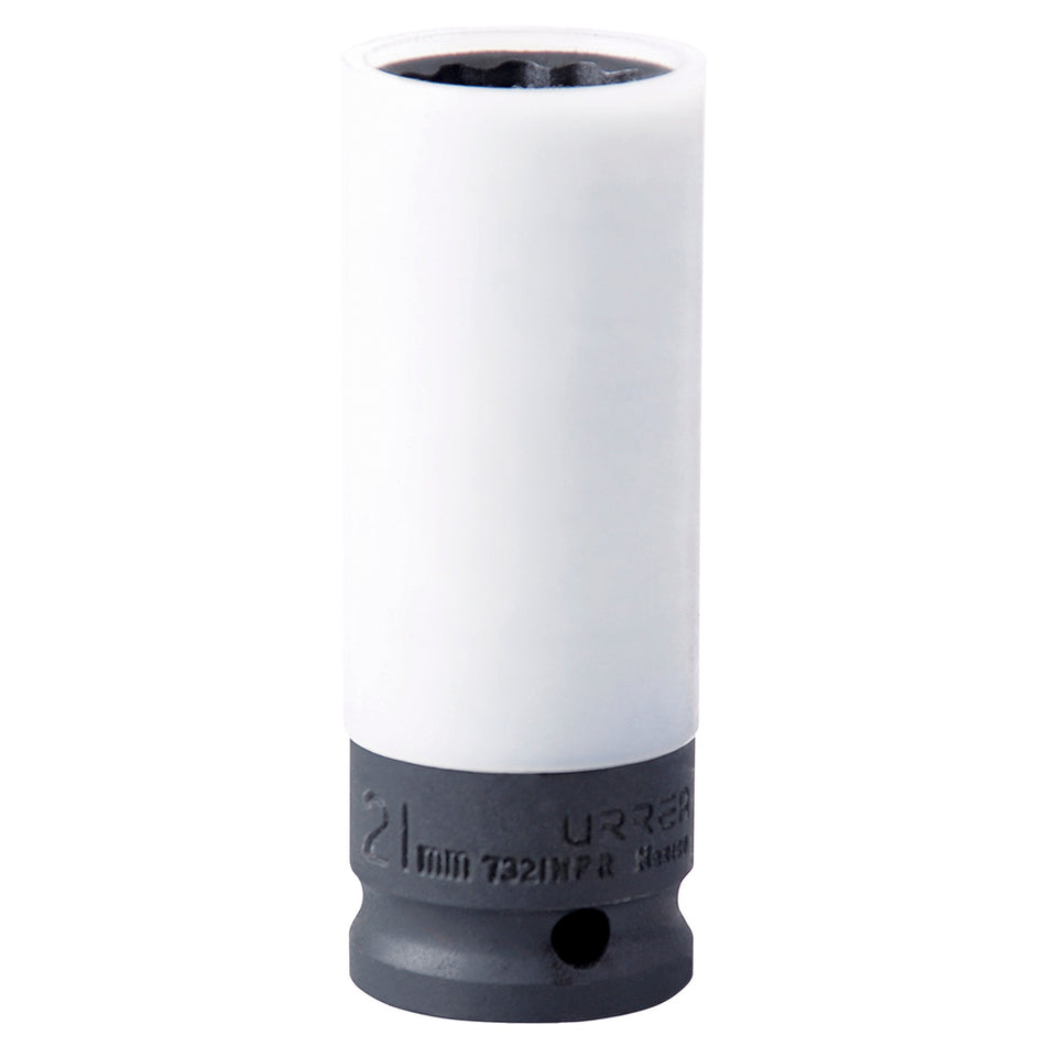 DADO DE IMPACTO METRICO CUADRO DE 1 2 CON PROTECCION NYLAMID 21 MM SKU 7321MPR
