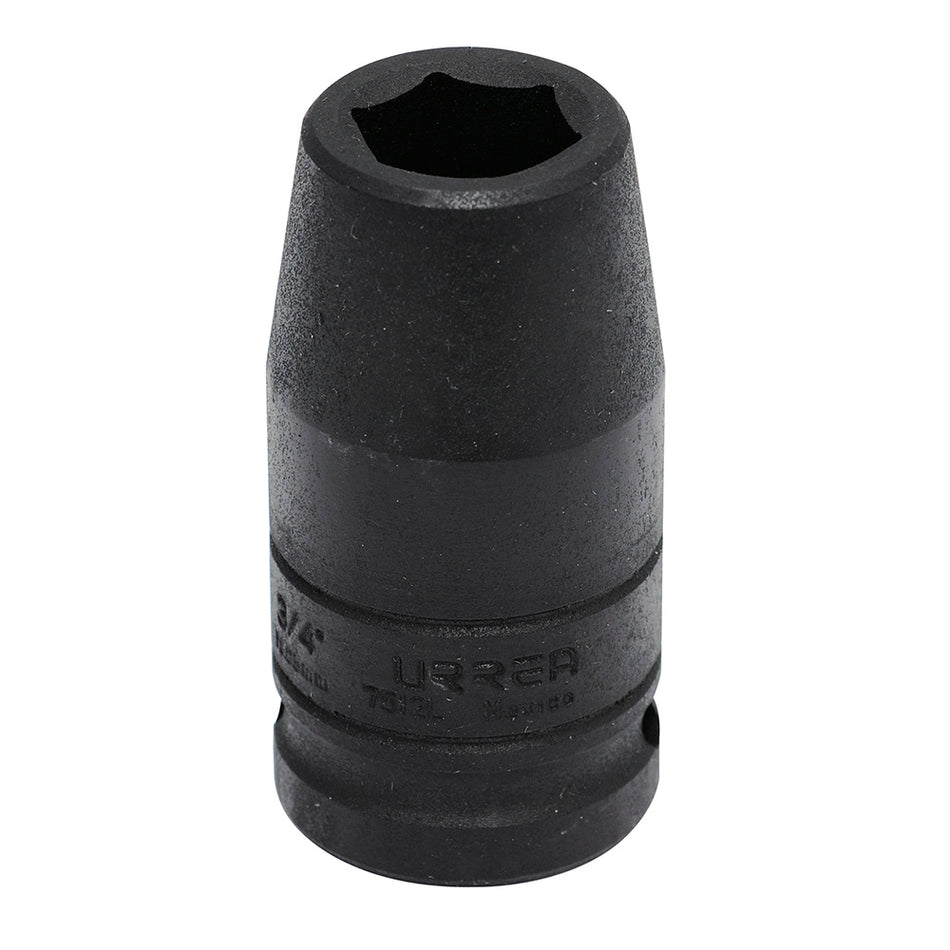 Dado de impacto largo cuadro de 3/4", 6 puntas, en pulgadas, 3/4" SKU 7512L