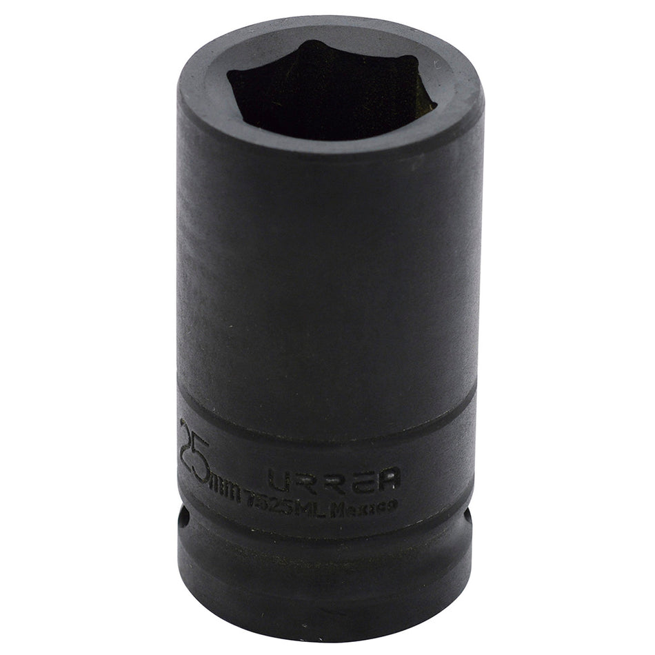 DADO DE IMPACTO LARGO CUADRO DE 3 4 6 PUNTAS METRICO 25 MM SKU 7525ML