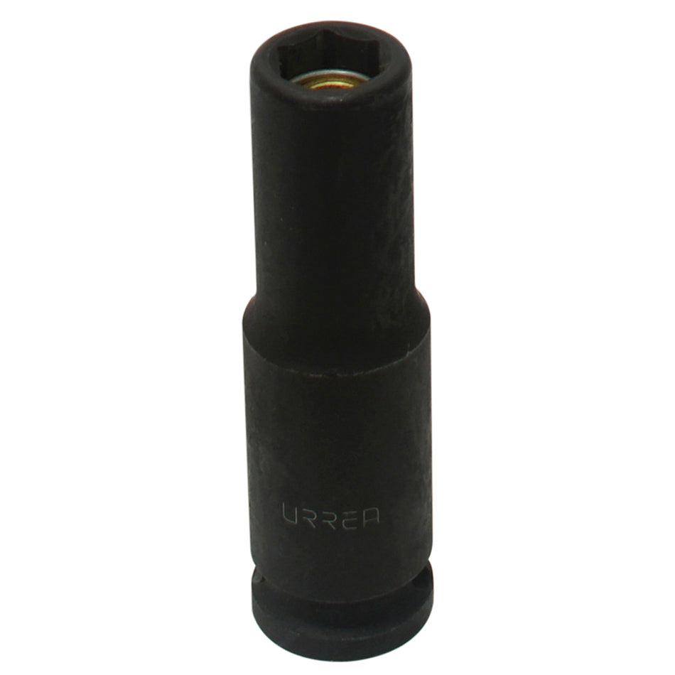 DADO DE IMPACTO LARGO CON IMAN CUADRO DE 3 8 6 PUNTAS EN PULGADAS 3 8 SKU 7712HM