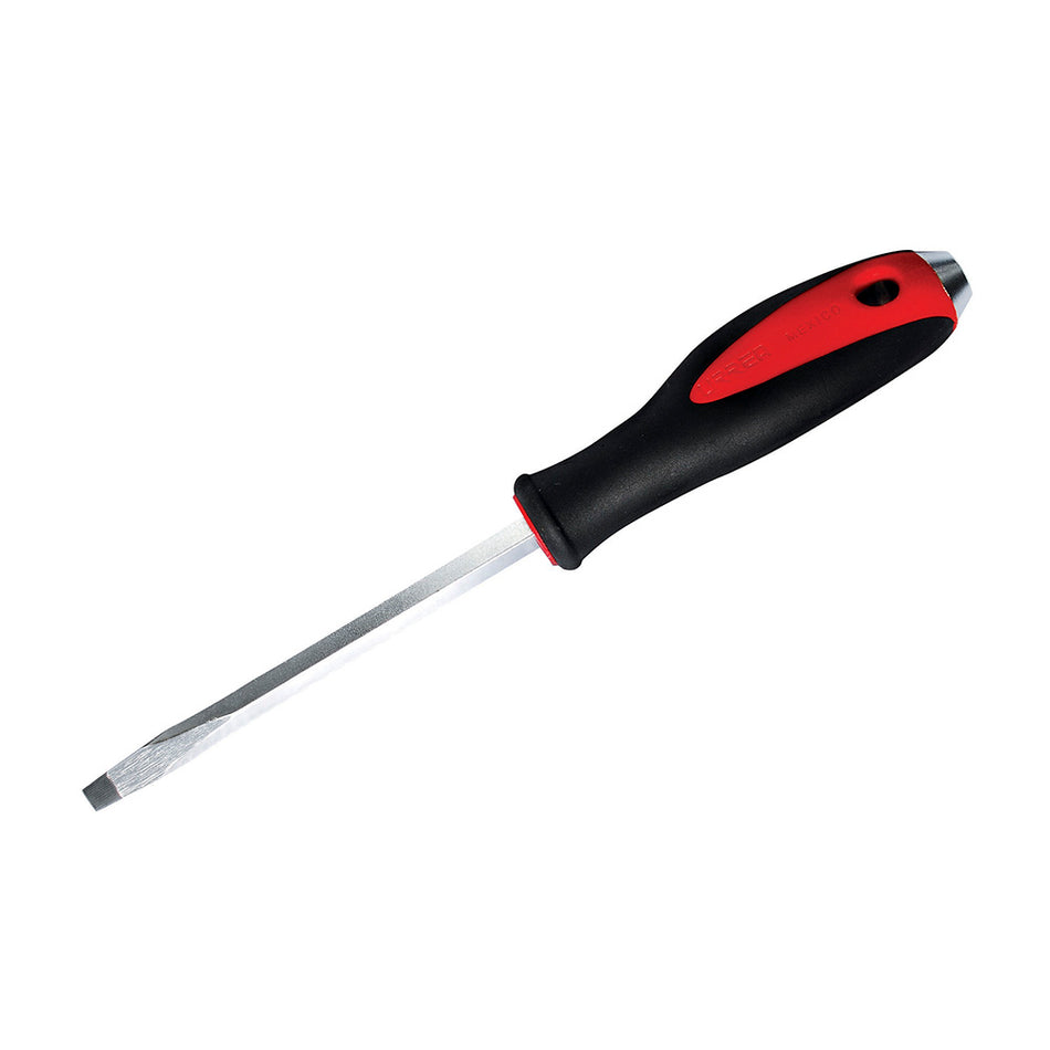 DESTORNILLADOR CON MANGO BIMATERIAL DE GOLPE PUNTA PLANA 1 4 X 6 SKU 9116G