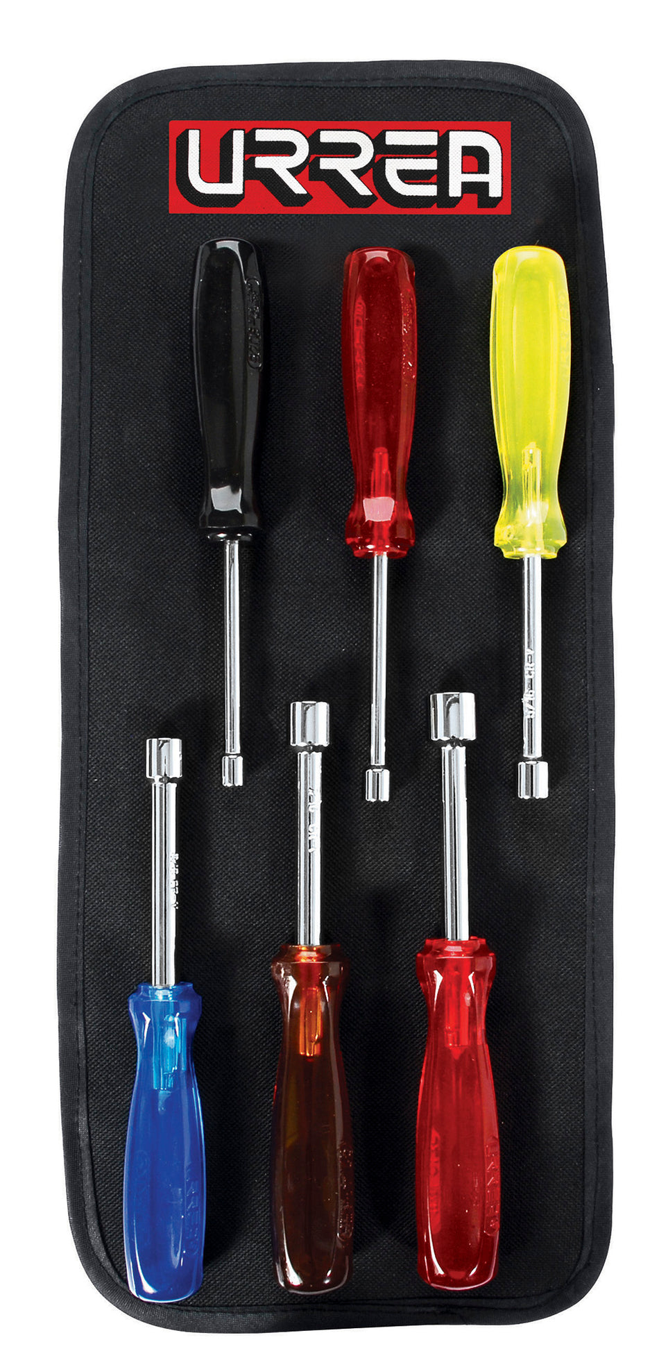 JUEGO DE DESTORNILLADORES CON MANGO AMBAR DE COLORES DE CAJA EN PULGADAS 6 PIEZAS SKU 9200B