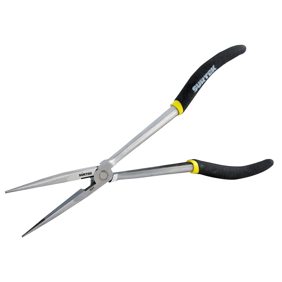 PINZA PARA ELECTRICISTA CON MANGO DOBLE PLASTISOL DE 11" PUNTA EXTRA LARGA SKU 9310