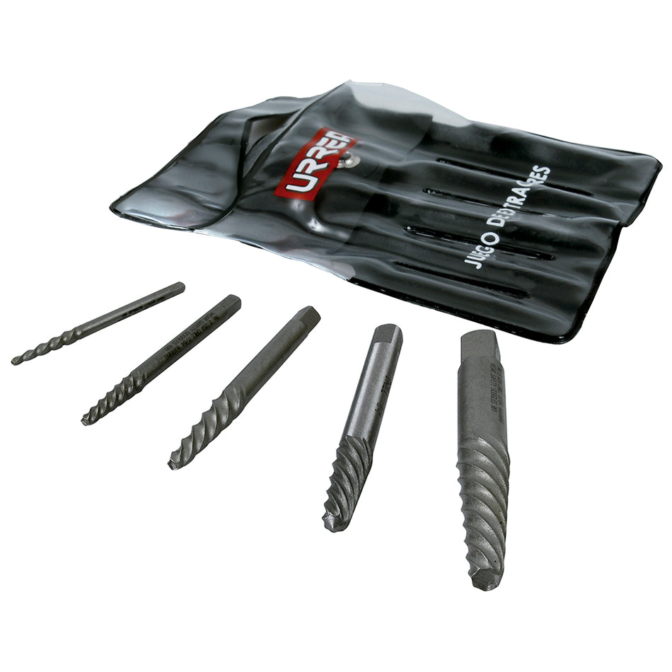 JUEGO DE EXTRACTOR COLA DE COCHINO PARA TORNILLOS 5 PIEZAS SKU 9500B