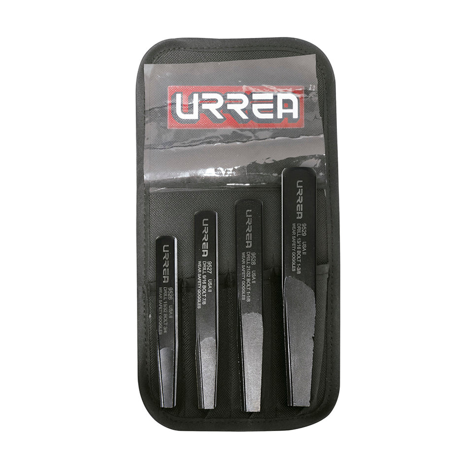 JUEGO DE EXTRACTOR RECTOS PARA TORNILLOS Y TUBO 4 PIEZAS SKU 9501A