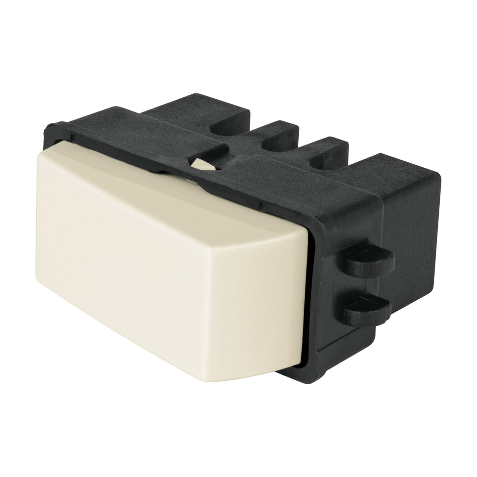 Interruptor de 3 vías, marfil, línea Volteck Basic SKU APSE-3BI0