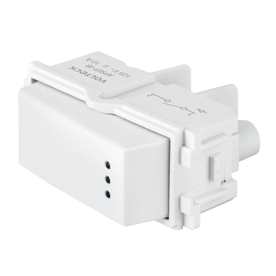 Interruptor sencillo con luz piloto, línea Italiana, blanco SKU APSEP-IB0