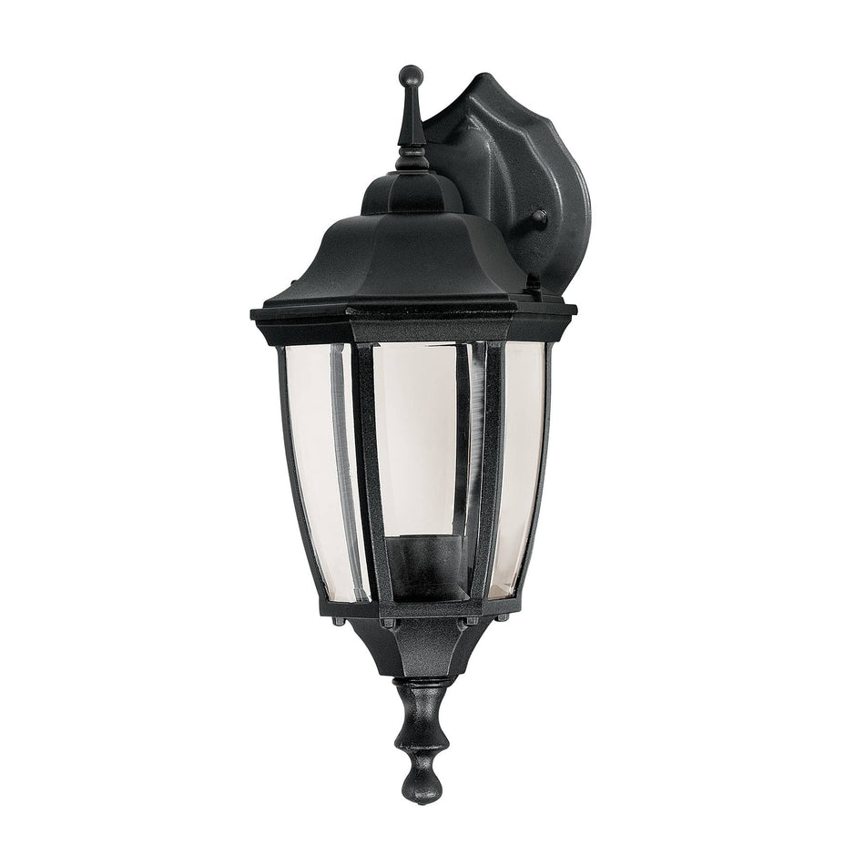 Arbotante tipo farol tradicional suspendido p/exterior negro SKU ARB-103S0