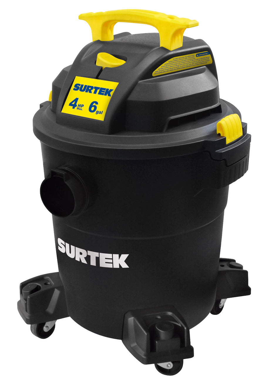 ASPIRADORA DE PLASTICO 6 GALONES, 4 HP 120 V SKU AS506A0