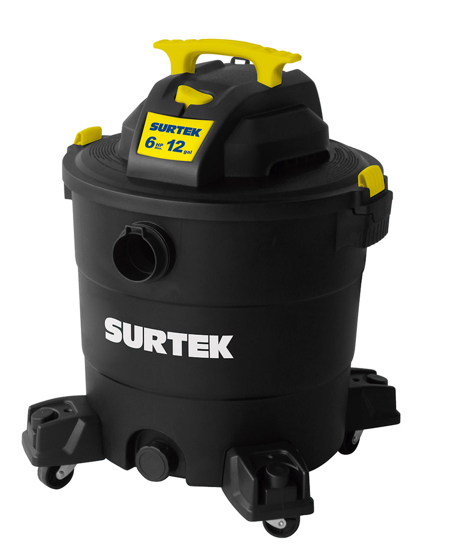 ASPIRADORA DE PLASTICO 12 GALONES, 6 HP 120 V SKU AS612A0