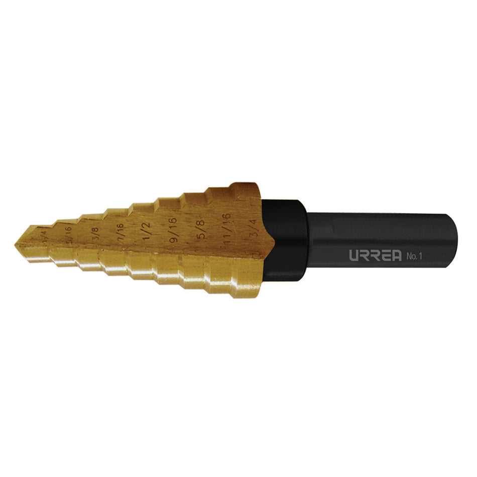 BROCA ESCALONADA CON DOBLE ESTRIA 5 9 16 A 1 ZANCO 3 PLANOS SKU BME5